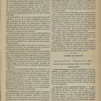 0735 - Page 723 - École d'anthropologie. M. Paul Topinard. Des métis humains / Société de biologie. Séance du 28 juillet 1877. Communications. Action physiologique de l'acide salicylique et des salicylates. M. Laborde, assertion de M. Sée / Du tubercule et de la pneumonie caséeuse. M. Grancher, communication de M. Charcot