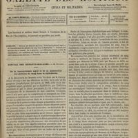 0757 - Page 745 - Sommaire / Hôpital des Enfants-malades. M. Bouchut. De la leucocythémie aiguë et de la numération des globules du sang dans la diphthérite