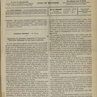 0773 - Page 761 - Sommaire / Hôpital Necker. M. Potain. Symptômes de péritonite consécutive à l'ouverture d'un kyste hydatique du foie dans le péritoine