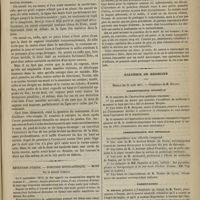 0785 - Page 773 - Hôtel-Dieu. M. Richet. Suppuration de la joue due à l'évolution vicieuse de la dent de sagesse / Rétention d'urine. - Ponction hypogastrique. - Mort ; par le Docteur Lombard / Académie de médecine. Séance du 21 août 1877. Correspondance officielle / correspondance non officielle / Présentations