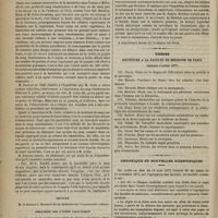 0786 - Page 774 - Académie de médecine. Séance du 21 août 1877. Présentations / Communication / Lecture / Discussion sur l'acide salicylique. M. Sée / Thèses soutenues à la Faculté de médecine de Paris pendant l'année 1877 / Chronique et nouvelles scientifiques