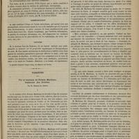 0809 - Page 797 - Académie de médecine. Séance du 28 août 1877. Correspondance officielle / Correspondance non officielle / Communication / Lecture. M. le Docteur Fua... : Note additionnelle au mémoire sur les propriétés hygiéniques et thérapeutiques du maïs / Variétés. Vie et travaux de Firmin Marbeau, fondateur des crèches. Par M. Moreau de Jonnès