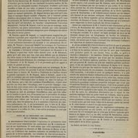 0833 - Page 821 - Académie de médecine. Séance du 4 septembre 1877. Présentations / Suite de la discussion sur l'étiologie de la fièvre typhoïde. M. Bouchardat / Variétés. Réorganisation de la statistique sanitaire de la ville de Paris