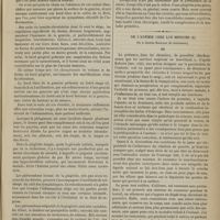 0841 - Page 829 - Clinique des maladies de la bouche. M. E. Magitot. De la gingivite. - Ses différentes formes. - Essai de classification. - Son traitement par l'acide chromique monohydraté. (Leçons et observations recueillies par M. le Docteur Th. David) / De l'anémie chez les mineurs ; par le Docteur Bourguet...