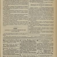 0851 - Page 839 - Revue de la presse. Sur l'hématémèse essentielle. (Union médicale) / Hémorrhagie de la main, arrêtée par la compression sans ligature. (Journ. de méd. et de pharm. de l'Algérie) / Thèses soutenues à la Faculté de médecine de Paris pendant l'année 1877 / Chronique et nouvelles scientifiques. Académie de médecine / Faculté de médecine de Paris / Faculté de médecine de Lyon / Faculté des sciences de Lyon / Distinctions honorifiques