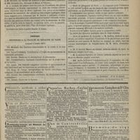 0859 - Page 847 - Académie de médecine. Séance du 11 septembre 1877. Lecture. M. Laborde : L'action physiologique du salicylate de soude et du mécanisme de son action / Thèses soutenues à la Faculté de médecine de Paris pendant l'année 1877 / Chronique et nouvelles scientifiques. École de pharmacie de Paris / École de médecine de Grenoble
