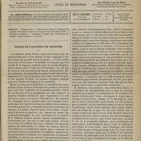 0877 - Page 865 - Sommaire / Séance de l'Académie de médecine. [Dr Brochin]