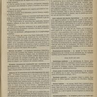 0897 - Page 885 - Association française pour l'avancement des sciences. Congrès du Havre. Séance du 29 août (matin). Lymphorrhagie bronchique. M. Henrot / Névrite du radial. M. Dagrève / Troubles circulatoires consécutifs aux excitations des nerfs sensoriels. MM. Couty et Charpentier / Influence de la castration sur le développement du squelette. M. Poncet / De la sécrétion sudorale dans les maladies de la peau. M. Aubert / Cure radicale des kystes thyroïdiens. M. Ollier / Traitement de l'entorse. M. Brame... / Séance du 29 août (soir). Statistique médicale. M. Bouteiller... / Corps jaune et ovaire dans la grossesse. M. de Sinety / Épidémie typhoïde. M. Baraduc / Suture osseuse. M. Fauvel / Dermite papillaire. M. Duménil