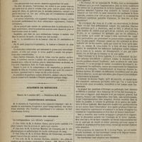 0952 - Page 940 - Anévrysme de l'artère poplitée droite chez un individu jeune. - Guérison, au moyen de la compression mécanique, indirecte et intermittente, de la fémorale, au pli de l'aine. Par le Docteur Joze Pereira-Guimaraés. (A suivre) / Académie de médecine. Séance du 9 octobre 1877. Correspondance officielle / Correspondance non officielle / Présentations. M. Dechambre, au nom de M. le Docteur Michel : Étude sur les arthropathies survenant dans le cours de l'ataxie progressive / Rapport. Étiologie et prophylaxie de la fièvre typhoïde. M. Woillez, au nom d'une commission dont il fait partie avec MM. Hérard et Moutard-Martin, sur un mémoire du Docteur Pagès... / Lectures. Dyspepsie flatulente. M. Leven