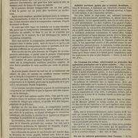 0961 - Page 949 - Anévrysme de l'artère poplitée droite chez un individu jeune. - Guérison, au moyen de la compression mécanique, indirecte et intermittente, de la fémorale, au pli de l'aine. Par le Docteur Joze Pereira-Guimaraés / Revue de la presse. Aphonie nerveuse guérie par le courant faradique. (Journ. de méd. et de chir. prat.) / De l'examen des urines relativement au pronostic des opérations pratiquées sur le globe oculaire. (Rev. méd. de l'Est) / Un cas de ladrerie généralisée chez l'homme