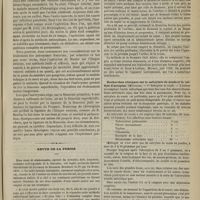0969 - Page 957 - Royal college of surgeons. M. Tim. Holmes. Leçons sur le traitement des anévrysmes. (Traduites de l'anglais par le Dr C. Caussidou) / Revue de la presse. Due casi di cistotomia, operati da Arnaldo, dott. Angeluni, sostituto nell'ospedale di S. Giacomo, col taglio perineale laterale lateralizzato di Giovanni de Romanis. Brochure in-8°, pp. 14. Rome / Recherches cliniques sur le salicylate de soude et le sulfate d'atropine. (Oettinger)