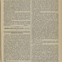 0983 - Page 971 - Revue clinique hebdomadaire. Chancre induré observé sur un sujet ayant eu précédemment la syphilis / Hospice Saint-Louis (De Laval). M. Larue. Un cas d'angine diphthéritique guéri par les balsamiques. Discussion du traitement