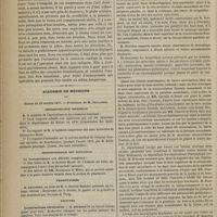 1000 - Page 988 - Hôpital de la Charité. M. Trélat. Kyste sous-musculaire avec hydarthrose du genou. - II. Cataracte traumatique. Indications opératoires / Académie de médecine. Séance du 23 octobre 1877. Correspondance officielle / Correspondance non officielle / Présentations / Lectures. Localisations cérébrales. M. Bourdon