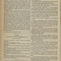 1026 - Page 1014 - Société de biologie. Séance du 20 octobre 1877. Communications. Du l'urine des ictériques. M. Albert Robin / Traitement du varicocèle par l'électricité. De l'action de l'électricité sur les tumeurs lipomateuses. M. Onimus / Thèses soutenues à la Faculté de médecine de Paris pendant l'année 1877 / Chronique et nouvelles scientifiques. Faculté de médecine de Paris / Hôpitaux de Bordeaux / Hôpitaux de Lyon et de Saint-Etienne / École de pharmacie de Montpellier / École de pharmacie de Nancy / Service de santé militaire / Prix de la Société française de tempérance / Hôpitaux de la Charité / Hôpital Saint-Antoine