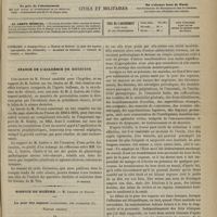 1053 - Page 1041 - Sommaire / Séance de l'Académie de médecine. [Dr Brochin] / Hospice de Bicêtre. M. Legrand du Saulle. La peur des espaces (Agoraphobie, des allemands)