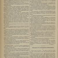 1058 - Page 1046 - Congrès de Genève. Section des sciences biologiques. De l'antagonisme en thérapeutique. M. Prevost... / Histologie de l'oeuf. M. Fol... / Section d'obstétrique et de gynécologie. Des anesthésiques dans l'accouchement. M. Piachaud... / Dysménorrhée membraneuse. M. Gauthier... (A suivre) / Chronique et nouvelles scientifiques. Corps de santé de la marine