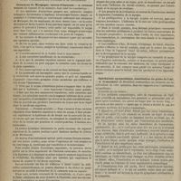 1066 - Page 1054 - Société de chirurgie. Séance du 7 novembre 1877. Communication / Congrès de Genève. Section d'ophthalmologie, d'otologie et de laryngoscopie. Cataracte de Morgagni, causes d'insuccès. M. Georges Martin... / Étiologie et prophylaxie de la myopie. M. Haltenhoff... / Ophthalmie sympathique, énucléation du globe de l'oeil. M. Warlomont... / Du tensor tympani. M. Colladon...