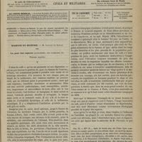 1077 - Page 1065 - Sommaire / Hospice de Bicêtre. M. Legrand du Saulle. La peur des espaces (Agoraphobie, des allemands)