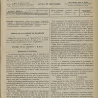 1085 - Page 1073 - Sommaire / Séance de l'Académie de médecine / Hôpital de la Charité. M. Hardy. Traitement de l'épilepsie