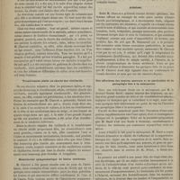 1094 - Page 1082 - Revue clinique hebdomadaire. Chorée vulgaire d'origine émotionnelle chez des femmes âgées / Tremblement sénile ou chorée des vieillards / Hémichorée symptomatique de lésion cérébrale / Athétose / Des affections des centres nerveux et en particulier de la paraplégie liée à la ménopause