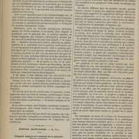 1104 - Page 1092 - Hôpital des Enfants-malades. M. Bouchut. De la contagion dans les angines couenneuses communes et dans les angines diphthéritiques / Hôpital Saint-Louis. M. Péan. Ganglion suppuré au voisinage de la parotide. Fistule salivaire