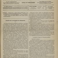 1109 - Page 1097 - Sommaire / Séance de l'Académie de médecine. [Dr Brochin] / [Correspondance]. [E. Bouchut]