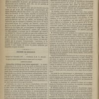 1154 - Page 1142 - Royal college of surgeons. M. Tim. Holmes. Leçons sur le traitement des anévrysmes. (Traduites de l'anglais par le Dr C. Caussidou) / Société de biologie. Séance du 8 décembre 1877. Communications. Commotion cérébrale sans lésion apparente. M. Graux / De la méthode en biologie. M. Delaunay