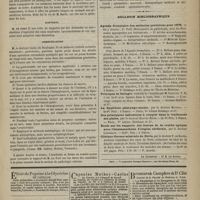 1163 - Page 1151 - Académie de médecine. Séance du 11 décembre 1877. Lecture / Rapports / Communication. M. le Docteur Cazin... : Occlusion intestinale ; gastrotomie, guérison / Chronique et nouvelles scientifiques / Bulletin bibliographique
