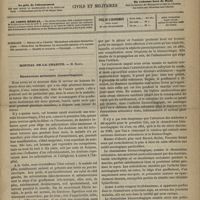 1197 - Page 1185 - Sommaire / Hôpital de la Charité. M. Hardy. Rhumatisme articulaire blennorrhagique