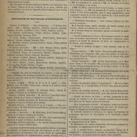 1202 - Page 1190 - Nécrologie / Chronique et nouvelles scientifiques. Concours de l'internat. - Liste d'admission / Concours des prix de l'internat en médecine / Distinctions honorifiques / Faculté de médecine de Paris / Faculté de médecine de Lyon / Faculté des sciences de Paris / École de pharmacie de Paris