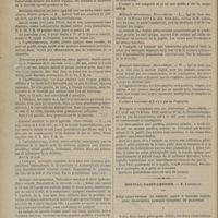 0014 - Page 2 - Hôpital des Enfants-Malades. M. Bouchut. Revue d'ophthalmoscopie médicale et de cérébroscopie pour 1877. Méningite tuberculeuse et tuberculose. Névrite optique. Tubercule de la choroïde / Méningite simulant une fièvre typhoïde avec ses taches rosées lenticulaires. Névrite optique / Tuberculose granulée simulant une fièvre typhoïde. Double névrite optique. Tubercules de la choroïde / Granulie simulant la fièvre typhoïde. Névro-rétinite / Méningite sans symptômes. Tuberculose simulant la fièvre typhoïde. Névro-rétinite. Tubercules de la choroïde / Méningite tuberculeuse. Névro-rétinite / Méningite tuberculeuse. Névro-rétinite / Méningite tuberculeuse. Névro-rétinite / Méningite et encéphalite chez une tuberculeuse. Névro-rétinite / Hôpital Saint-Antoine. M. Lancereaux. Deux observations de diabète sucré à marche rapide avec description presque complète du pancréas