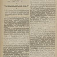 0024 - Page 12 - Revue clinique hebdomadaire. Lithiase urique de la vessie. - Modification en deux jours par le traitement alcalin / Hôpital Saint-Antoine. M. Lancereaux. Deux observations de diabète sucré à marche rapide avec destruction presque complète du pancréas