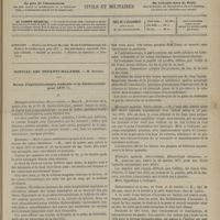 0029 - Page 17 - Sommaire / Hôpital des Enfants-Malades. M. Bouchut. Revue d'ophthalmoscopie médicale et de cérébroscopie pour 1877. Méningite tuberculeuse. Névro-rétinite / Méningite. - Mort et signes ophthalmoscopiques de la mort. - Pneumatose des veines rétiniennes / Méningite. Névro-rétinite. Mort / Méningite typhoïde. Névro-rétinite / Méningite typhoïde. Névro-rétinite. Hémorrhagie rétinienne / Hallucinations de la vue, de l'ouïe et du toucher / Chorée. Épilepsie. Névrite optique