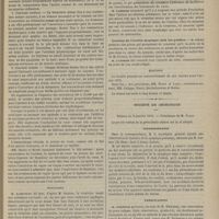 0033 - Page 21 - Société de biologie. Séance du 29 décembre 1877. Communications. Rhythme cardiaque. MM. Dastre et Morat / Discussion. Lésions de l'oreille moyenne chez les pendus. M. Gellé / Élection / Société de chirurgie. Séance du 2 janvier 1878. Correspondance / Présentations. M. Verneuil, au nom de M. Delaunay : Genu valgum
