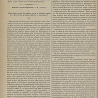 0040 - Page 28 - Hôpital Necker. M. Guyon. Des indications de l'uréthrotomie externe sans conducteur / Hôpital Saint-Antoine. M. Lancereaux. Deux observations de diabète sucré à marche rapide avec destruction presque complète du pancréas