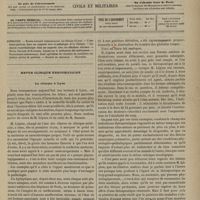 0069 - Page 57 - Sommaire / Revue clinique hebdomadaire. La Clinique à Lyon