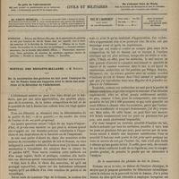 0077 - Page 65 - Sommaire / Hôpital des Enfants-Malades. M. Bouchut. De la numération des globules du lait pour l'analyse du lait de femme dans ses rapports avec le choix des nourrices et la direction de l'allaitement