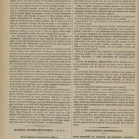 0080 - Page 68 - Hôpital de la Salpêtrière. M. Charcot. Des troubles de la vision chez les hystériques / Clinique ophthalmologique. M. Badal. De la kératite interstitielle diffuse / Policlinique chirurgicale. Deux opérations de résection du maxillaire supérieur suivies de guérison ; par le Docteur Charles Hardy