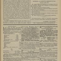 0099 - Page 87 - Revue de la presse. Nouveau procédé de résection de l'os maxillaire supérieur. (Lyon médical) / Traitement du lupus par le râclage. (Journ. de méd. et de chir. pratiq.) / Thèses soutenues à la Faculté de médecine de Paris pendant l'année 1877