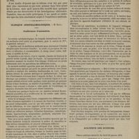 0129 - Page 117 - Hospice de la Salpêtrière. M. Charcot. Diagnostic différentiel des affections cérébro-spinales multiloculaires / Clinique ophthalmologique. M. Badal. Conférences d'optométrie / Académie des sciences. Séance publique annuelle du lundi 28 janvier 1878. Prix décernés (année 1877)
