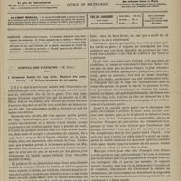 0149 - Page 137 - Sommaire / Hôpital des Cliniques. M. Depaul. I. Grossesse datant de cinq mois. Rupture des membranes. - II. Polype muqueux du col utérin