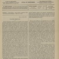 0165 - Page 153 - Sommaire / Claude Bernard. [Dr Brochin]