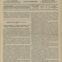 0173 - Page 161 - Sommaire / Hôpital de la Pitié. M. Verneuil. Coxalgie scrofuleuse et coxalgie rhumatismale. Péri-coxalgie. Immobilisation absolue dans la coxalgie