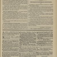 0195 - Page 183 - Revue de la presse. De quelques causes nouvellement signalées d'intoxication, par le Docteur Bertherand. (Gaz. méd. de l'Algérie) / Mode de traitement des varices. (Courrier médical) / Occlusion congénitale de l'intestin grêle. (Province méd.) / Chronique et nouvelles scientifiques