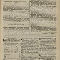 0211 - Page 199 - Variétés. De la situation de l'enseignement médical en France. Par M. le Professeur Chauffard / Chronique et nouvelles scientifiques. Hôpital civil de Mustapha (Alger) / Concours d'anatomie pour le prix de l'enseignement libre / Hygiène de l'enfance / Bulletin bibliographique