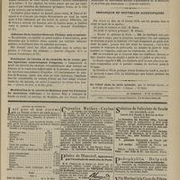 0219 - Page 207 - Revue de la presse. Observation de névrose de l'oeil guérie par l'emploi de lunettes à verres jaunes, par M. Fano. (Journal d'oculistique, n° 52) / Influence de la lumière bleue sur l'homme sain et malade. (Journal d'hygiène 1877, et journal d'oculistique, n° 52) / Traitement de l'atonie et du catarrhe de la vessie, par des injections sous-cutanées d'ergotine. (Journ. de méd. et de chir. prat.) / Modification de la calotte de Bouisson pour les fractures du maxillaire inférieur. (Courrier médical) / Chronique et nouvelles scientifiques