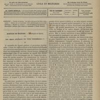 0245 - Page 233 - Sommaire / Hospice de Bicêtre. M. Legrand du Saulle. Les signes physiques des folies raisonnantes