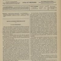 0261 - Page 249 - Sommaire / Revue clinique hebdomadaire. Le mal télégraphique