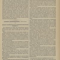 0273 - Page 261 - Royal College of Surgeons. M. Tim. Holmes. Leçons sur le traitement des anévrysmes. (Traduites de l'anglais par le Dr C. Caussidou) / Clinique laryngoscopique. M. Ch. Fauvel. Quelques considérations sur les ulcérations tuberculeuses laryngées