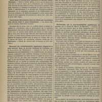 0290 - Page 278 - Revue de la presse. Angiome caverneux intra-musculaire. (Lyon méd.) / Glace dans le rectum pour combattre la narcose chloro-formique. (Revue thér. méd. chir. et Arch. méd. belges) / Convulsions déterminées chez un enfant par la présence d'un cheveu dans le canal alimentaire. (Journ. des sciences méd. de Louvain et Arch. méd. belges) / Pourquoi les rétrécissements organiques siégent-ils le plus souvent dans la portion bulbeuse de l'urèthre, par A. Pearce-Gould... (Prov. méd.) / Recherches sur la non-inoculabilité syphilitique du sperme, par le Docteur H. Mireur... (Annales de dermatol. et de syphil.)